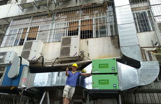 珠海 ● 凤凰楼餐厅 ● 12000风量油烟净化器安装案例