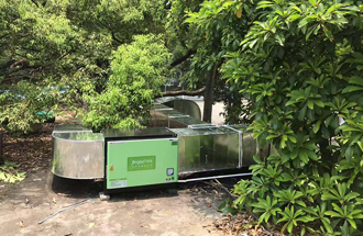 信阳市固始县·回门饭庄·8000风量油烟净化器安装案例