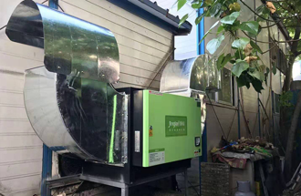 景德镇·不见不散餐厅·10000风量油烟净化器安装案例